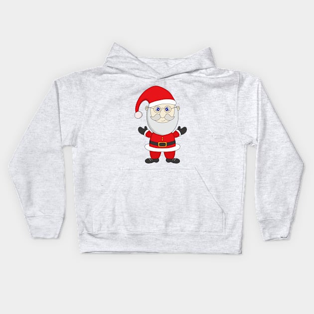 Santa Claus Kids Hoodie by DiegoCarvalho